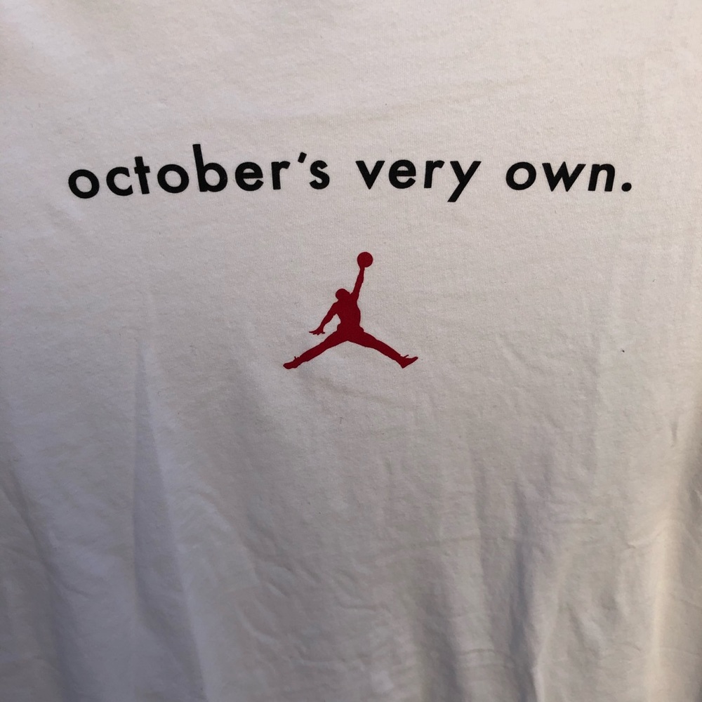 Air Jordan x OVO Drake October's Very Own Shirt M